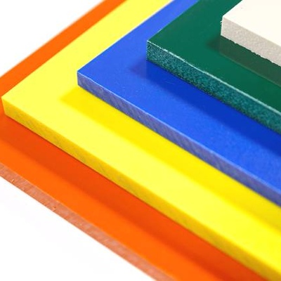 Polypropylene and polystyrene sheets